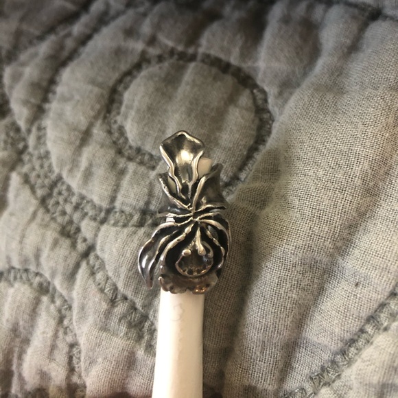 Jewelry - Handmade Sterling Silver Iris Earcuff